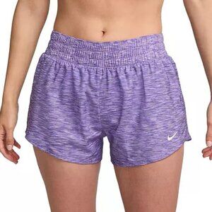 Women's Nike One Dri Fit Mid Rise 3" Brief Lined Running Shorts - X-Large - NWT